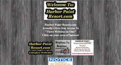 Desktop Screenshot of harborpointresort.com
